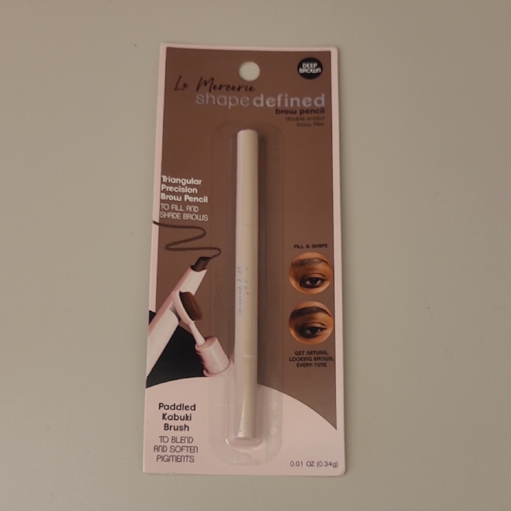 Le Mercerie Shape Defined Triangular Brow Pencil, NWT, Deep Brown